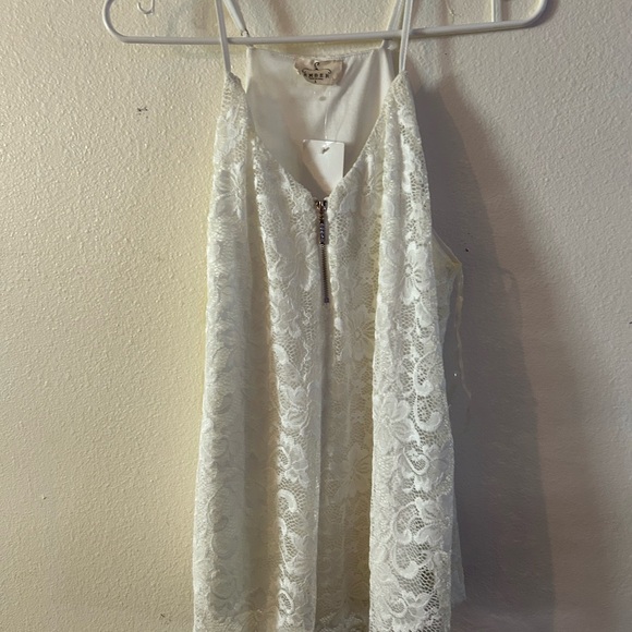 Ember Tops - Elegant White Lace Women’s Top
